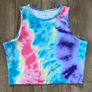 Nike Dry-Fit Tie Dye Crop Top